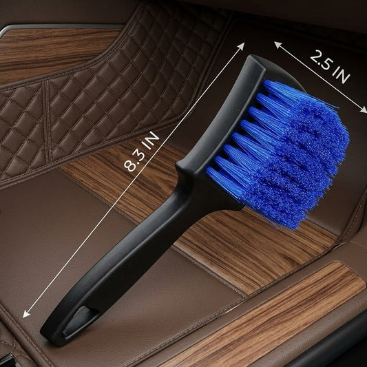 Darorentacosh Professional Detailing Brush: Premium Stiff Bristle Scrubber for Vehicle Floor Mats and Carpets | Deep Clean with Ease